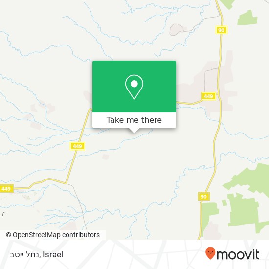 נחל ייטב map