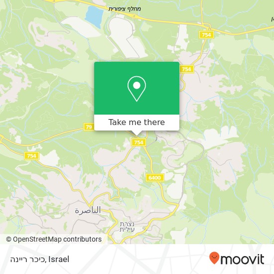 כיכר ריינה map