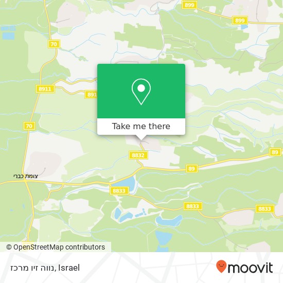 נווה זיו מרכז map