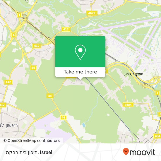 תיכון בית רבקה map