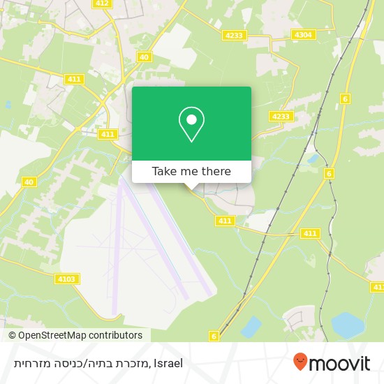 מזכרת בתיה/כניסה מזרחית map