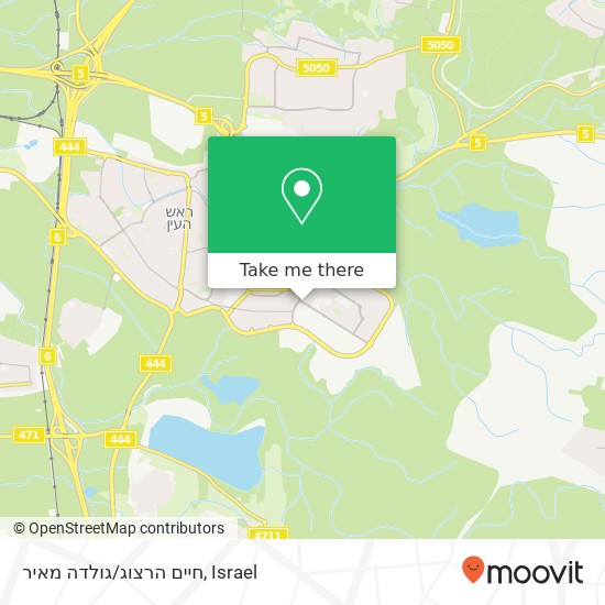 חיים הרצוג/גולדה מאיר map