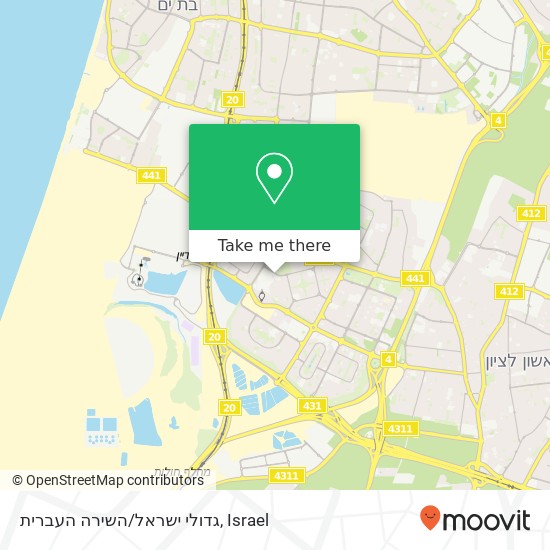גדולי ישראל/השירה העברית map