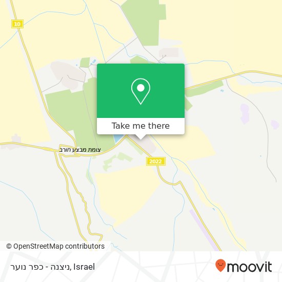 Карта ניצנה - כפר נוער
