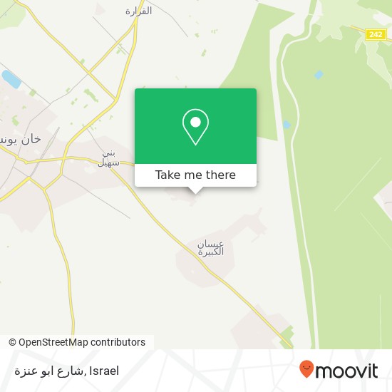 شارع ابو عنزة map