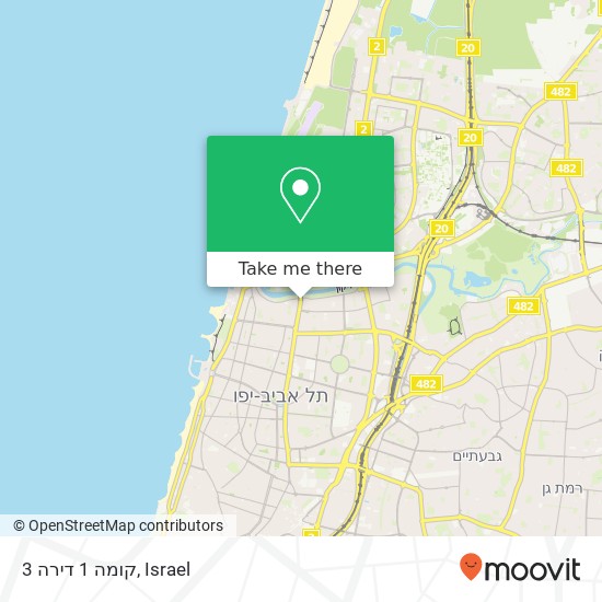 קומה 1 דירה 3 map