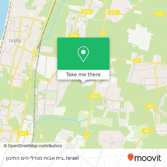 בית אבות מגדלי הים התיכון map