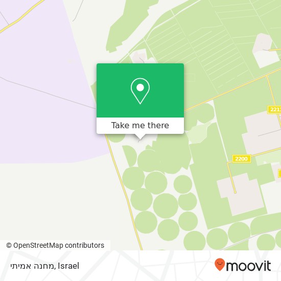 מחנה אמיתי map