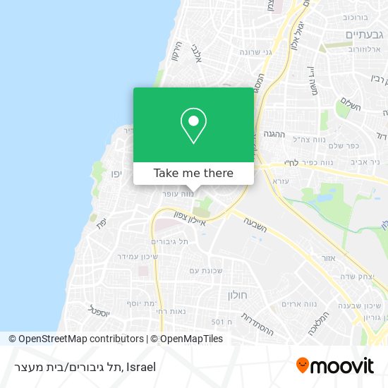Карта תל גיבורים/בית מעצר