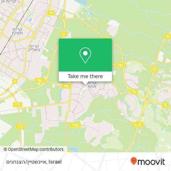 איינשטיין/הצנחנים map