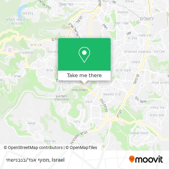 מסוף אגד/בנבנישתי map