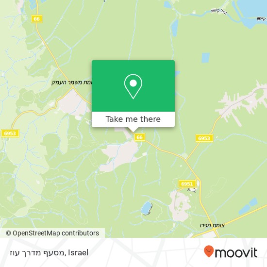 מסעף מדרך עוז map