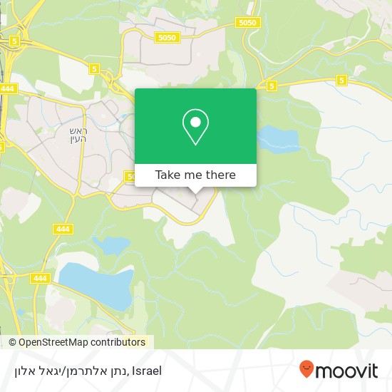 נתן אלתרמן/יגאל אלון map