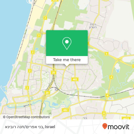 בני אפרים/חנה רובינא map