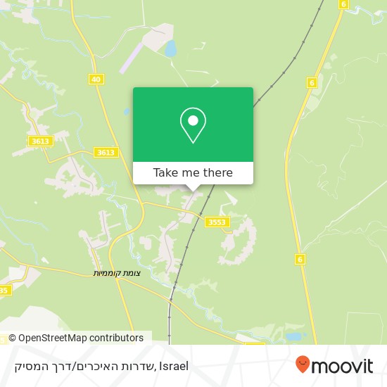 שדרות האיכרים/דרך המסיק map