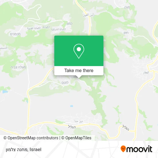 Карта מחנה צלמון
