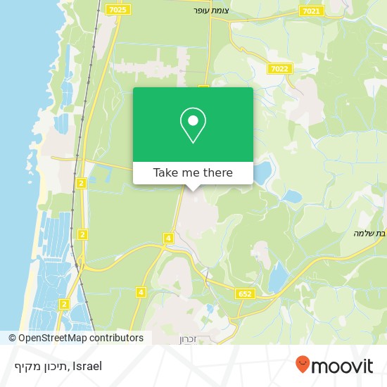 תיכון מקיף map