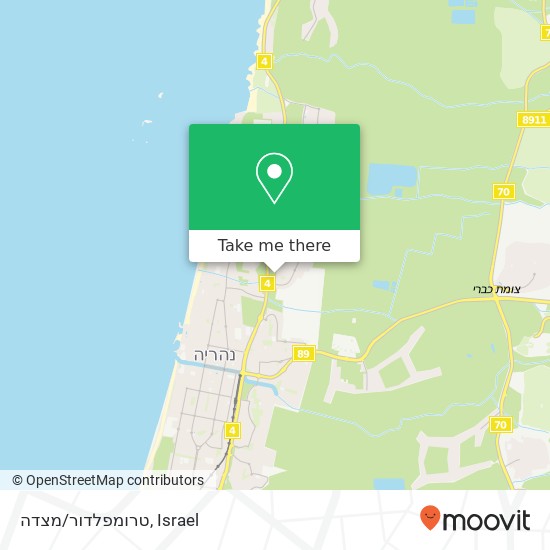 טרומפלדור/מצדה map