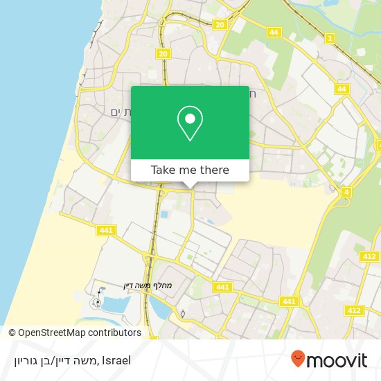 משה דיין/בן גוריון map