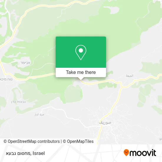 Карта מחסום גבעא