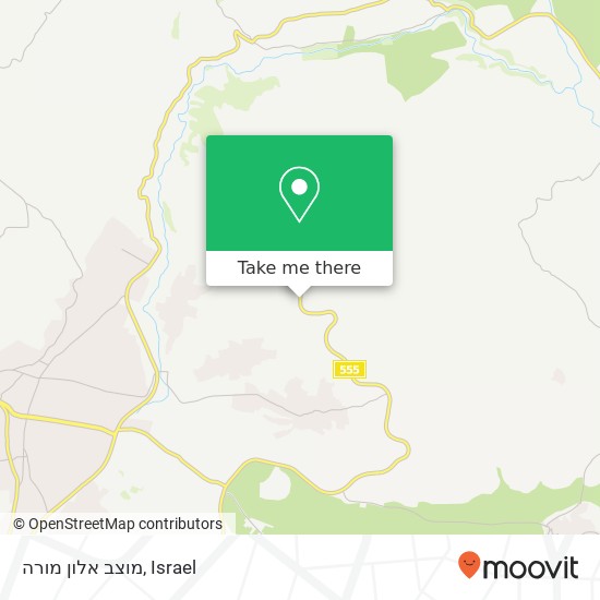 מוצב אלון מורה map