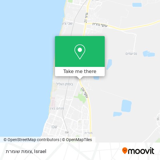 צומת שומרת map