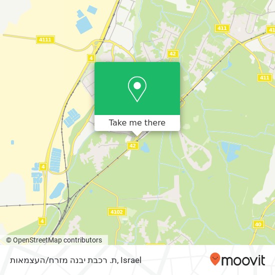 ת. רכבת יבנה מזרח/העצמאות map