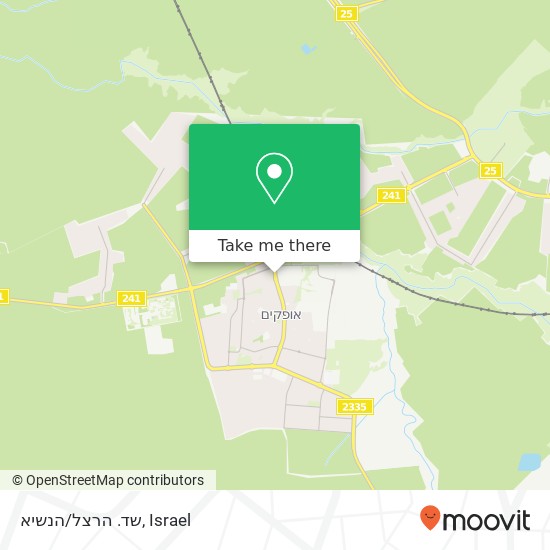 שד. הרצל/הנשיא map