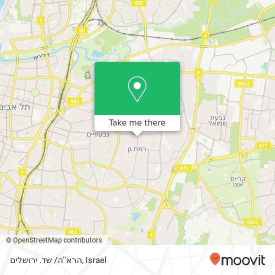 הרא''ה/ שד. ירושלים map