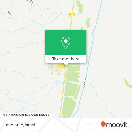 צומת צופר map