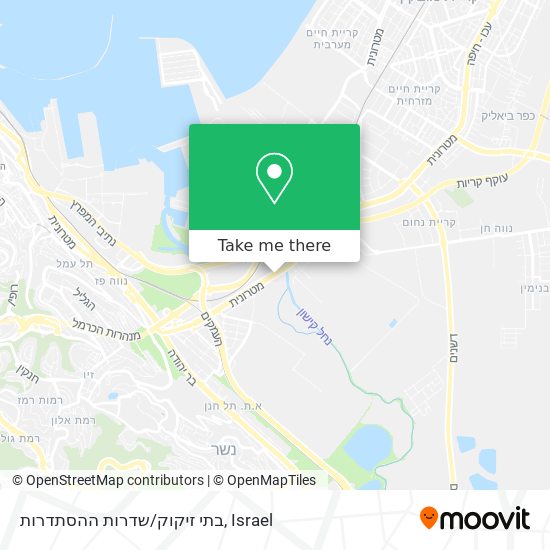 Карта בתי זיקוק/שדרות ההסתדרות
