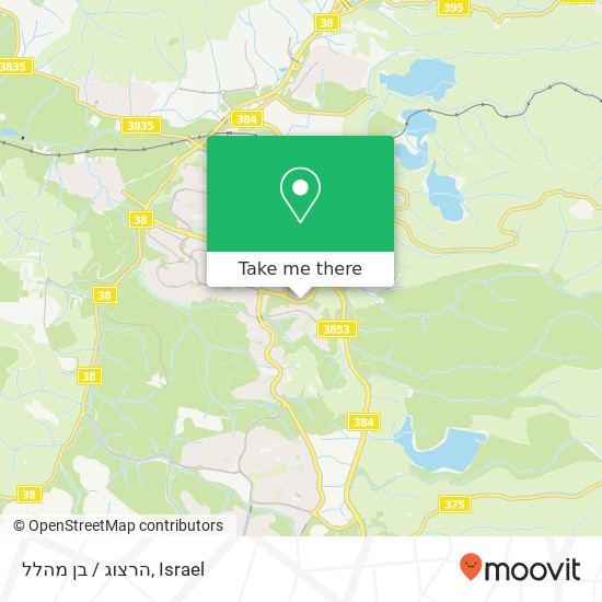 הרצוג / בן מהלל map