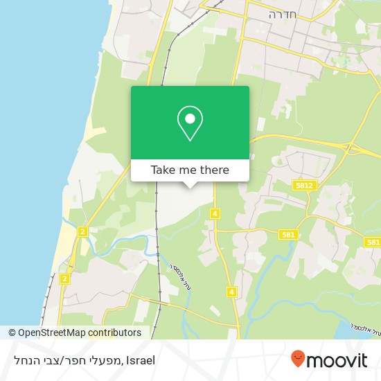 מפעלי חפר/צבי הנחל map