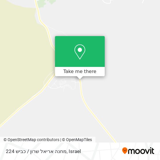 מחנה אריאל שרון / כביש 224 map