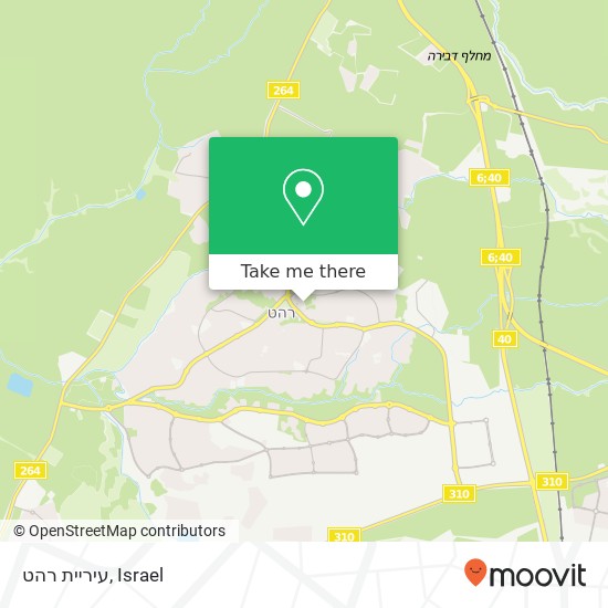 עיריית רהט map