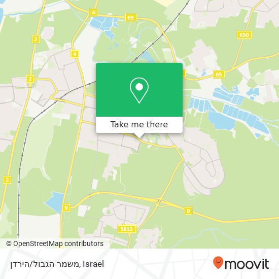 משמר הגבול/הירדן map