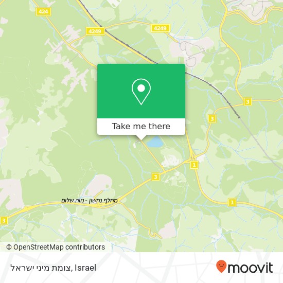 צומת מיני ישראל map