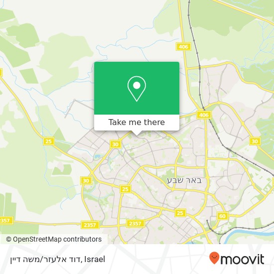 דוד אלעזר/משה דיין map