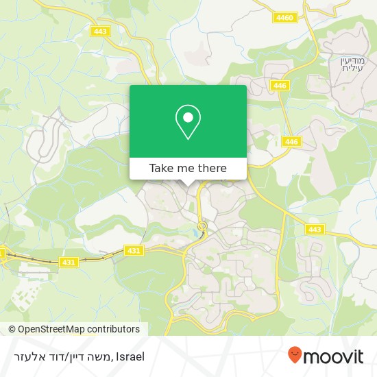 משה דיין/דוד אלעזר map