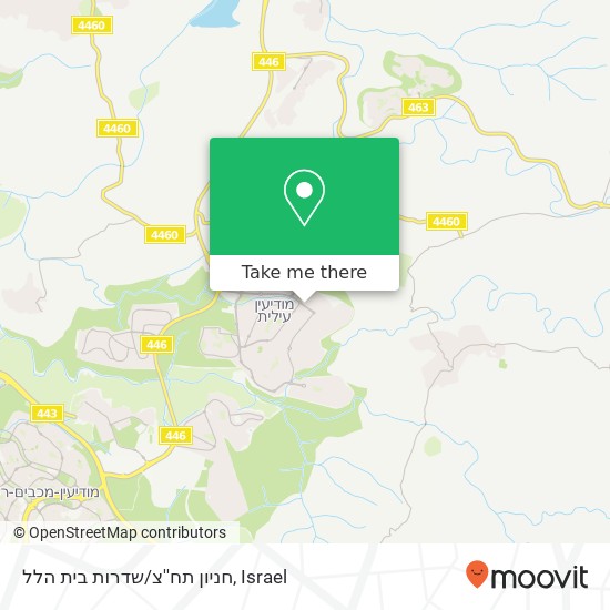 חניון תח''צ/שדרות בית הלל map