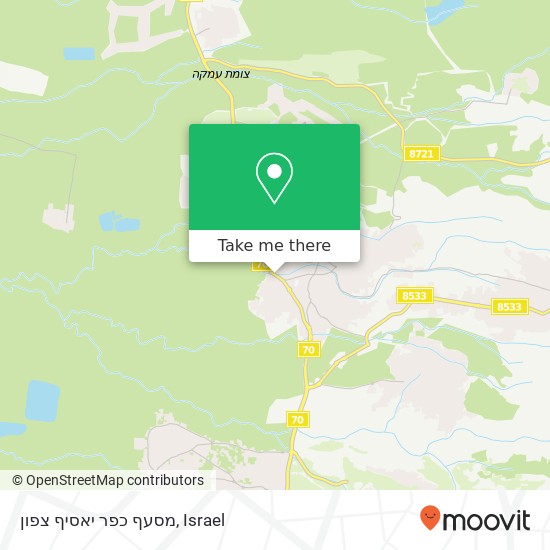 מסעף כפר יאסיף צפון map