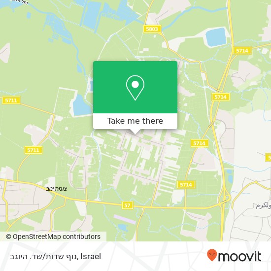 נוף שדות/שד. היוגב map