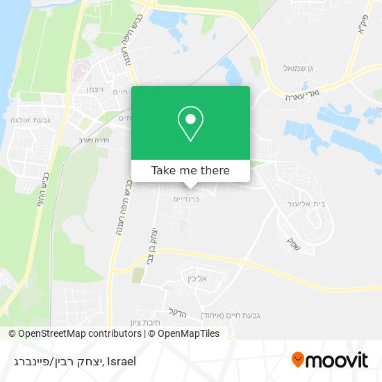 Карта יצחק רבין/פיינברג