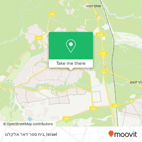 בית ספר דאר אלקלם map