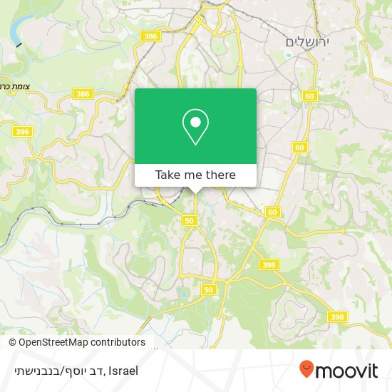 דב יוסף/בנבנישתי map