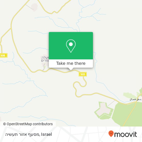 מסעף אזור תעשיה map