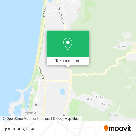 Карта צומת סיטרין