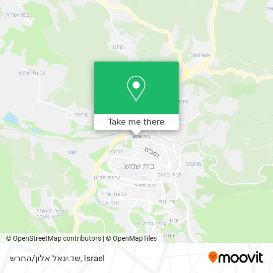 Карта שד.יגאל אלון/החרש