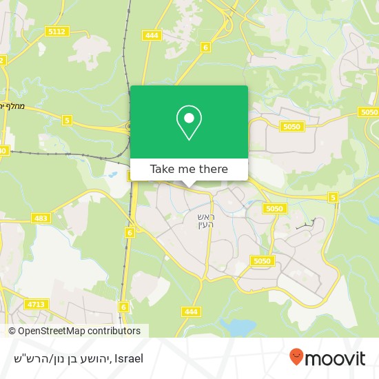 יהושע בן נון/הרש''ש map