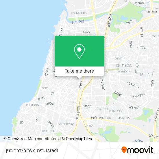 בית מעריב/דרך בגין map